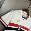 Camisa São Paulo Titular 25/26 - Versão Feminina Baby Look Branca