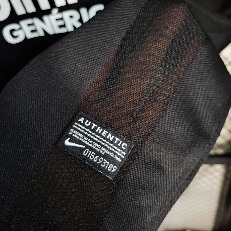 Camisa Corinthians Away 2010 - Versão Retrô Preta