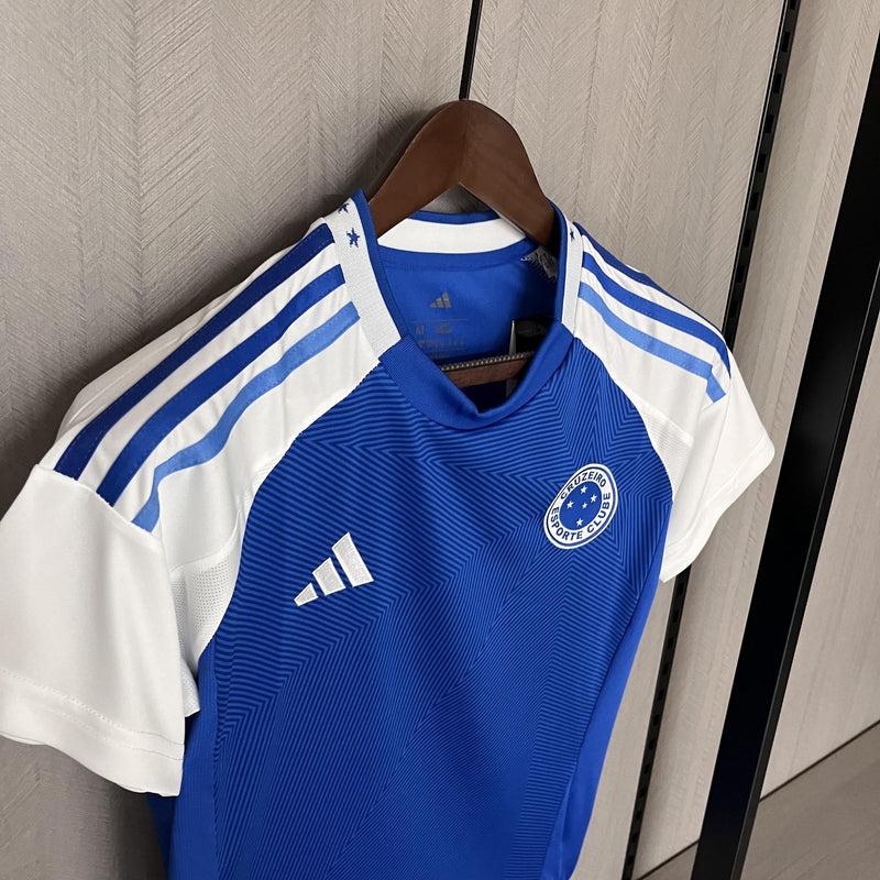 Camisa Cruzeiro Titular 25/26 - Versão Feminina Baby Look
