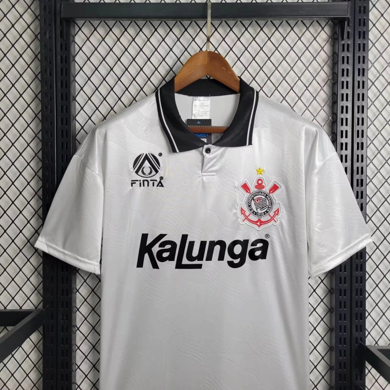 Camisa Corinthians Fora 1994 - Versão Retrô Branca