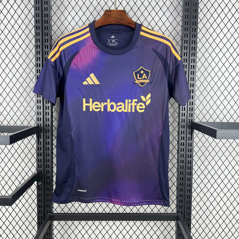 Camisa Los Angeles Galaxy Fora 25/26 - Roxa e Azul