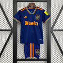 Conjunto NewCastle Away 25/26 - Azul e laranja