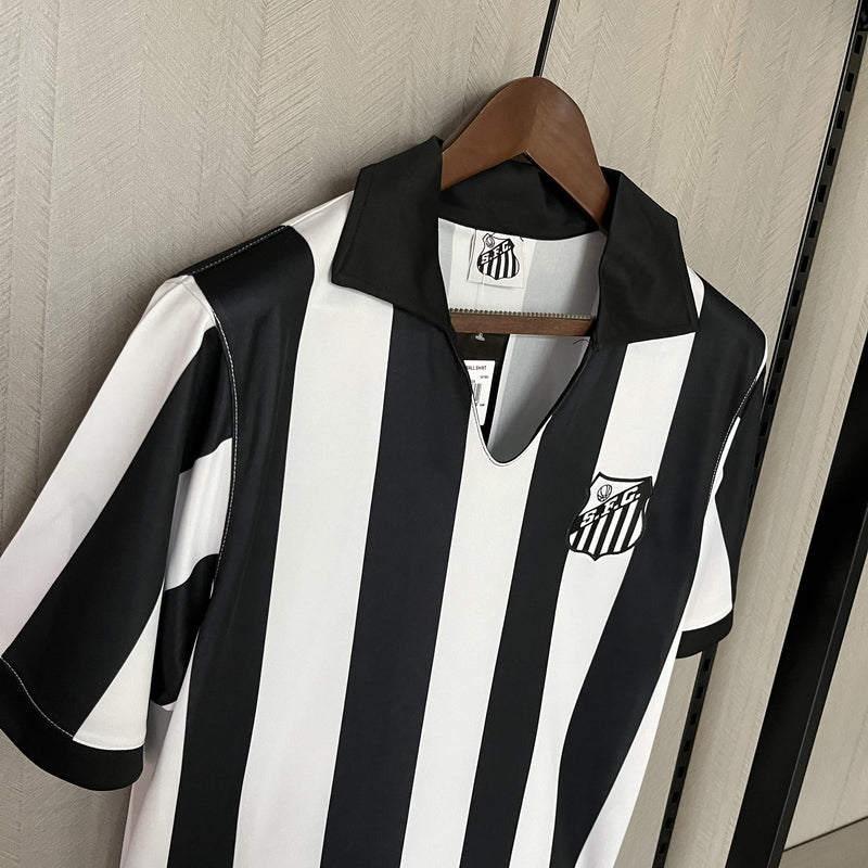 Camisa Santos Fora 1956 - Versão Retrô