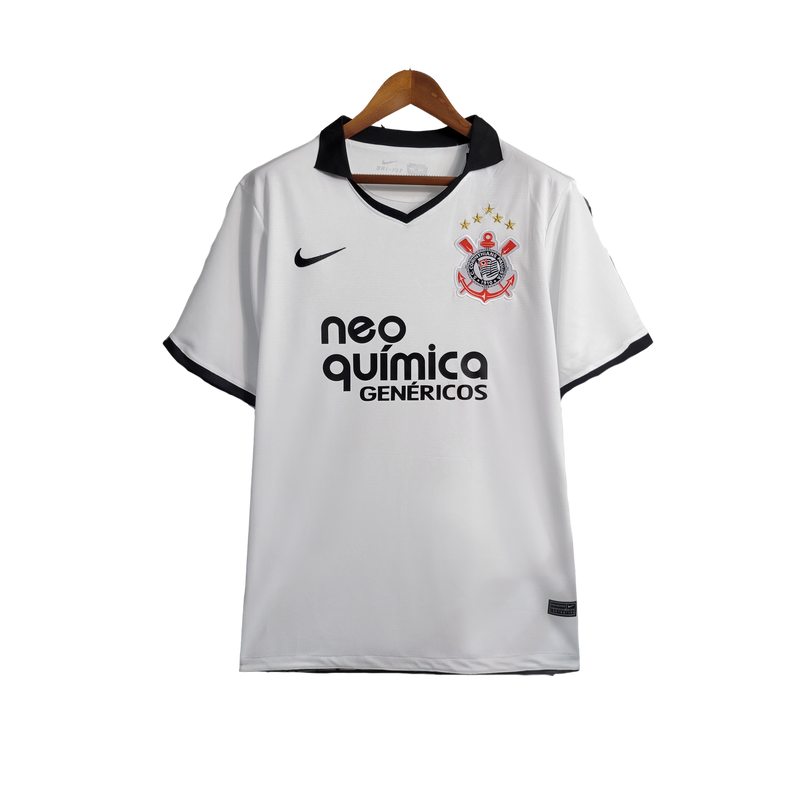 Camisa Corinthians Away 2011 - Versão Retrô Branca