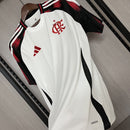 Camisa Flamengo Fora 25/26 - Branca e Vermelha