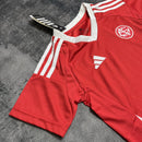 Conjunto Infantil Internacional Titular 2025/26 - Vermelho e Branco