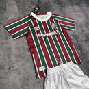 Conjunto Infantil Fluminense Titular 2025/26 - Vinho e Verde