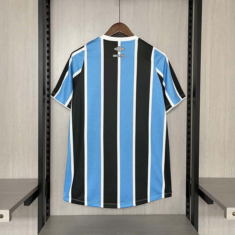 Camisa Grêmio Titular 25/26 - Azul e Preto