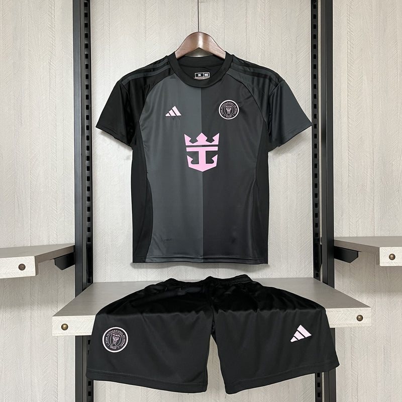 Conjunto Infantil Inter Miami Fora 25/26 - Preto
