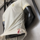 Camisa Flamengo III 2025/26 - Versão Jogador Branco e Dourado