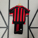 Conjunto Infantil Milan Titular 2006 - Vermelho e Preto