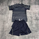 Conjunto Infantil Real Madrid Fora 25/26 - Cinza