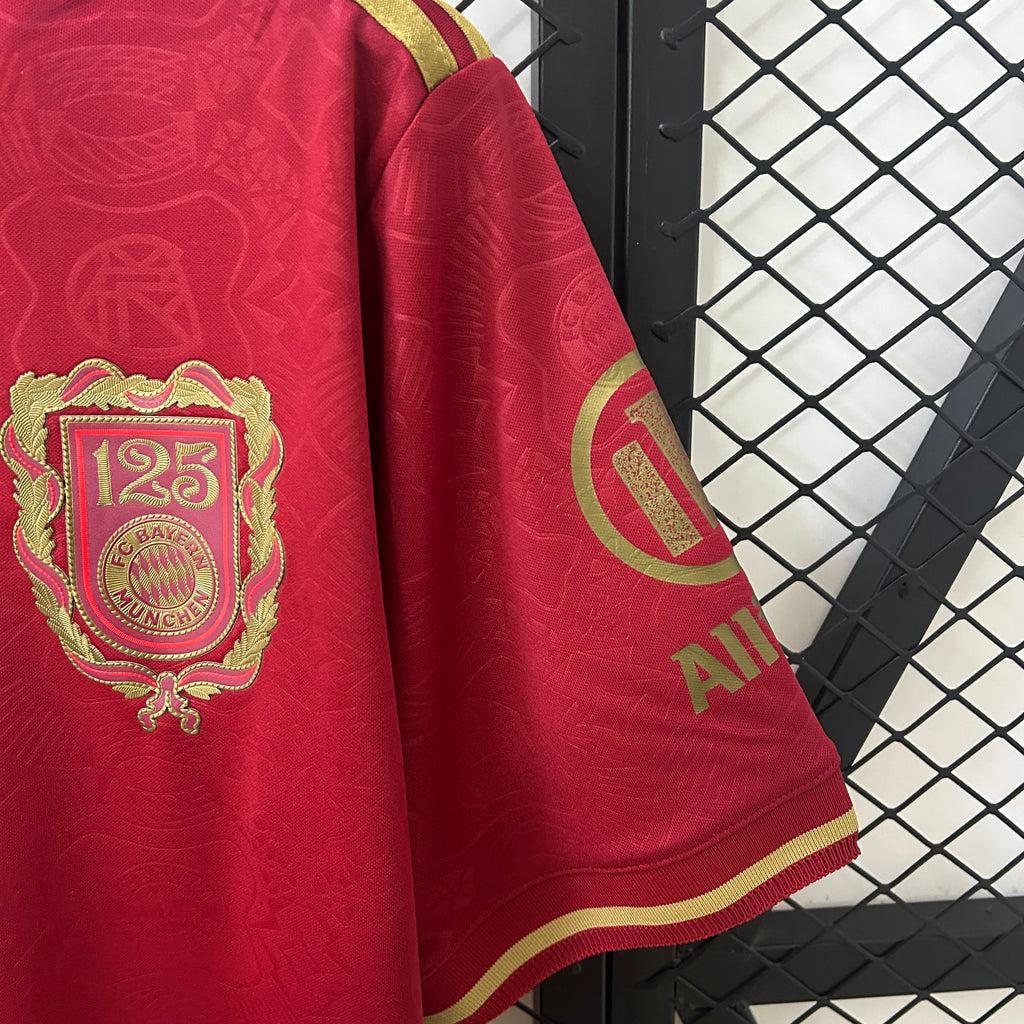 Camisa Bayern de Munique Edição Especial 25/26 - 125 Anos Vermelha Torcedor