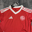 Conjunto Infantil Internacional Titular 2025/26 - Vermelho e Branco