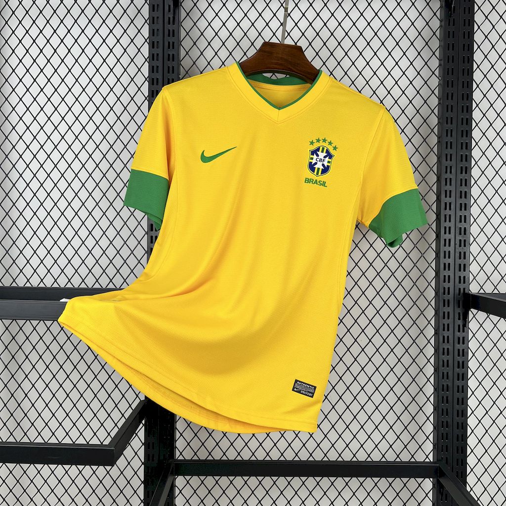 Camisa Brasil Titular 12/13 - Versão Retrô Amarela