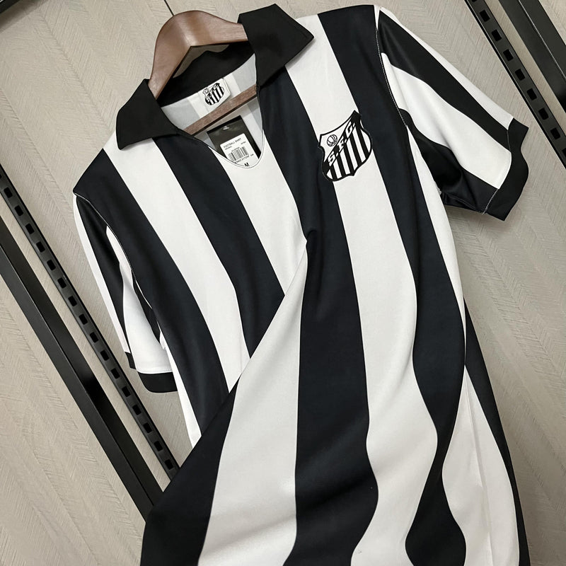 Camisa Santos Fora 1956 - Versão Retrô