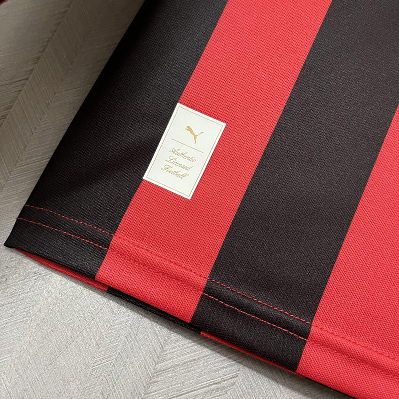 Camisa Manga Longa Milan 2024/25 - Vermelho e Preto Edição Especial