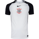 Camisa Corinthians Titular 25/26 - Branco e Preto