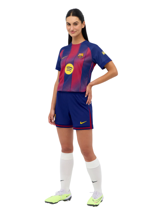 Camisa Barcelona Titular 25/26 - Versão Feminina Baby Look