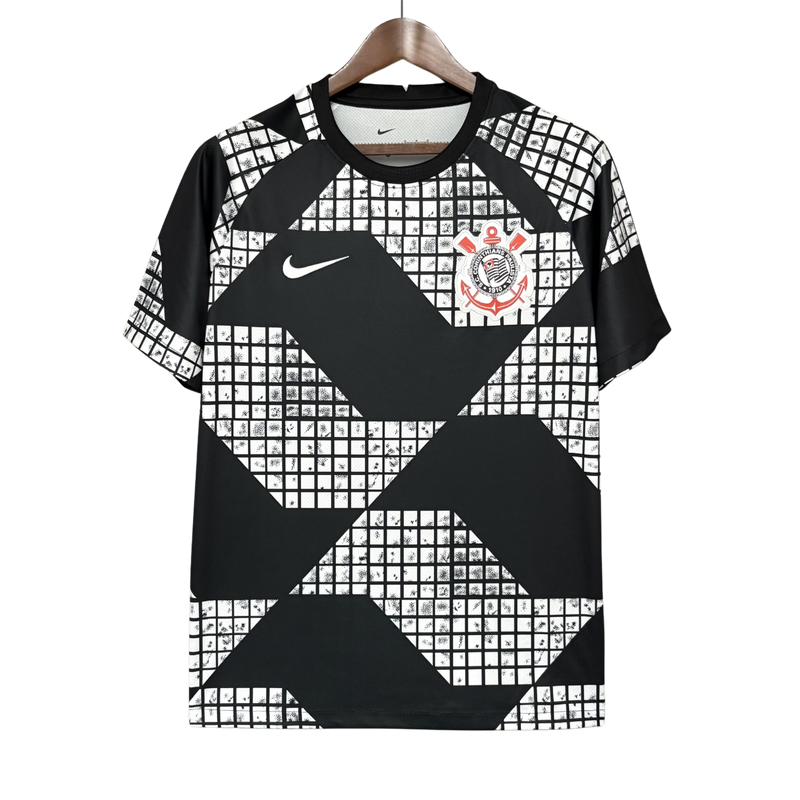 Camisa Corinthians 25/26 - Preta e Branca