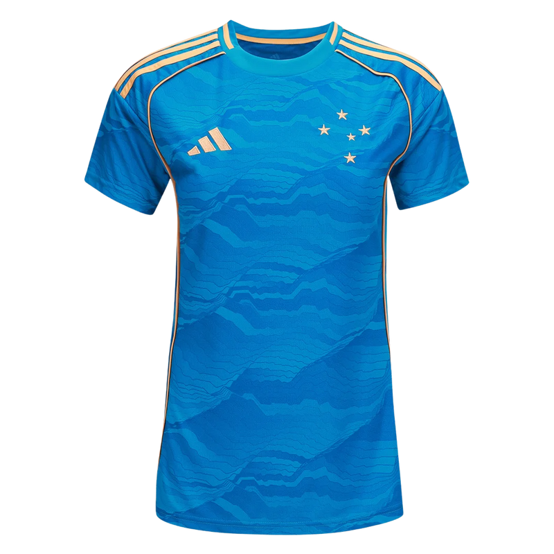 Camisa Cruzeiro III 25/26 - Feminina Azul (Pré-Venda)