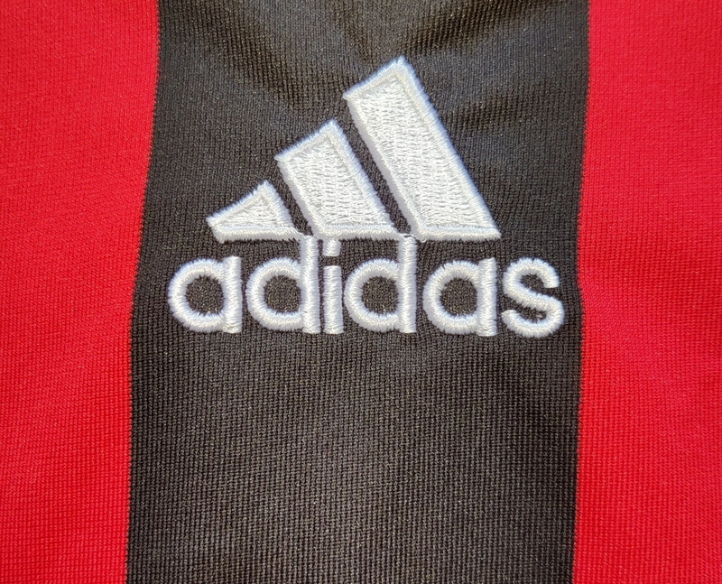 Camisa Retrô Milan II Away Adidas 2006/07 Masculino Manga Longa Vermelha