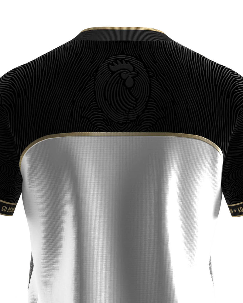 Camisa do Galo Manto da Massa 25/26 - Preto Branco e Dourado