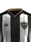 Camisa do Galo Manto da Massa 25/26 - Preto Branco e Dourado