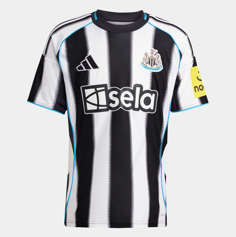 Camisa NewCastle Titular 25/26 - Preta e Branco