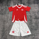 Conjunto Infantil Internacional Titular 2025/26 - Vermelho e Branco