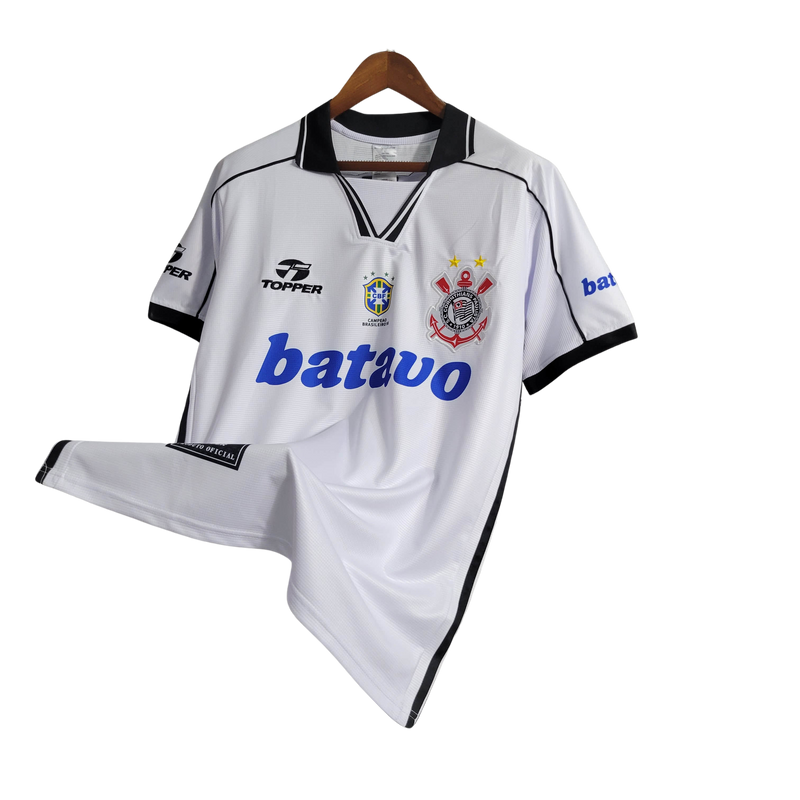 Camisa Corinthians Fora 1999 - Versão Retrô Branca