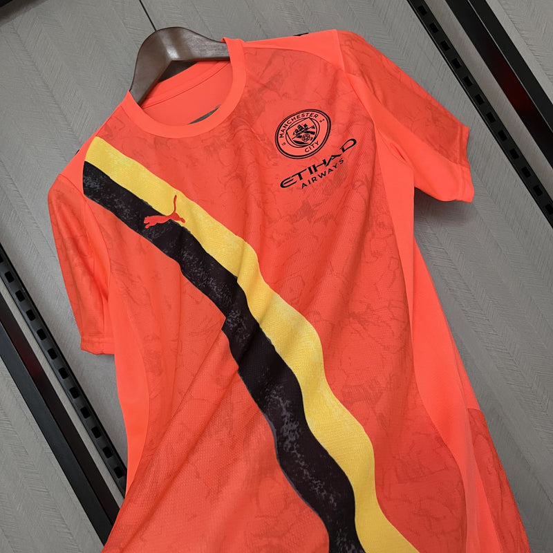 Camisa Manchester City III 25/26 - Laranja