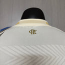 Camisa Flamengo III 2025/26 - Versão Jogador Branco e Dourado