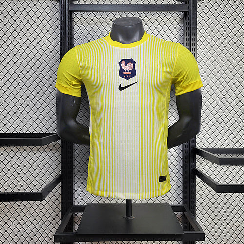 Camisa França de Goleiro 2025/26 - Versão Jogador Amarela