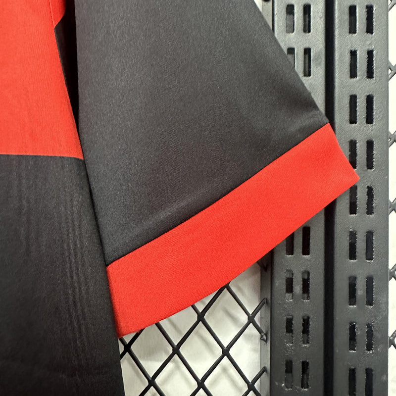 Camisa Flamengo Edição Especial 125th - Versão Retro Vermelho e Preto