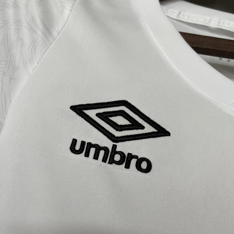 Camisa Santos Titular 24/25 - Versão Feminina Baby Look Branca