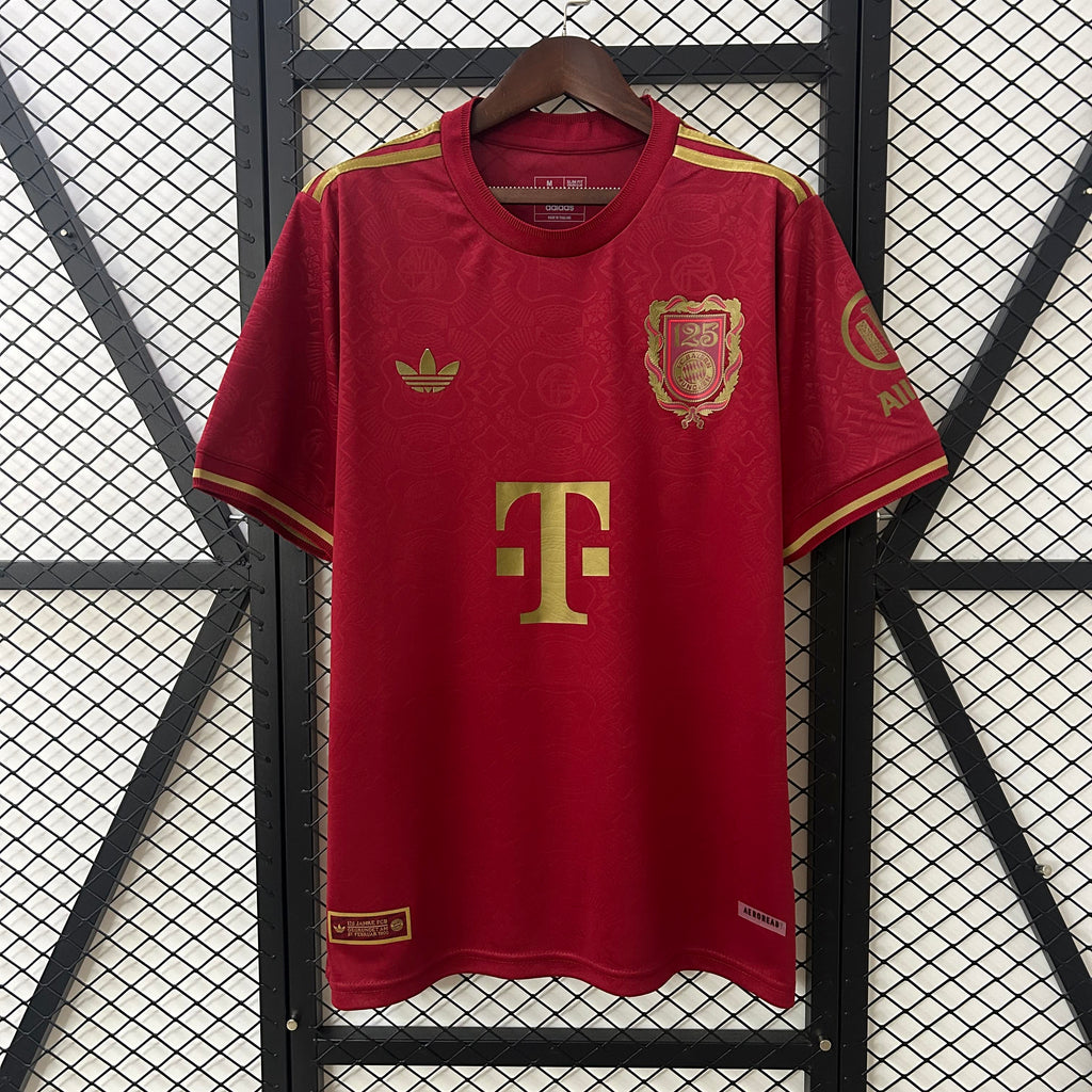 Camisa Bayern de Munique Edição Especial 25/26 - 125 Anos Vermelha Torcedor