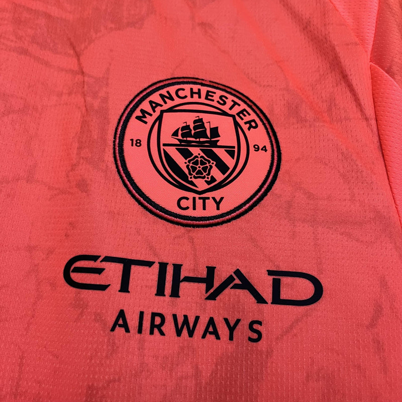 Camisa Manchester City III 25/26 - Laranja