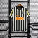 Camisa Santos Nike Fora 2012/13 - Versão Retrô Preta e Branca Listrada Neymar Jr