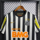 Camisa Santos Nike Fora 2012/13 - Versão Retrô Preta e Branca Listrada Neymar Jr