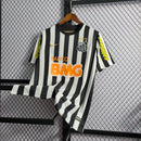 Camisa Santos Nike Fora 2012/13 - Versão Retrô Preta e Branca Listrada Neymar Jr