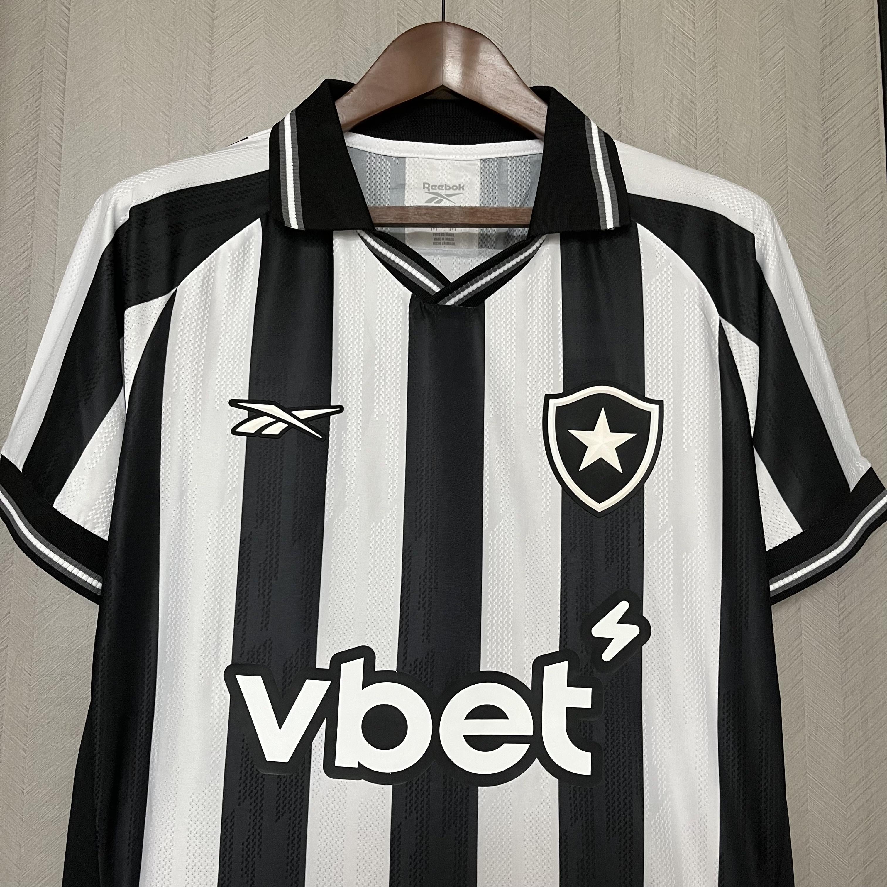Camisa Botafogo Titular 25/26 - Preto e Branco
