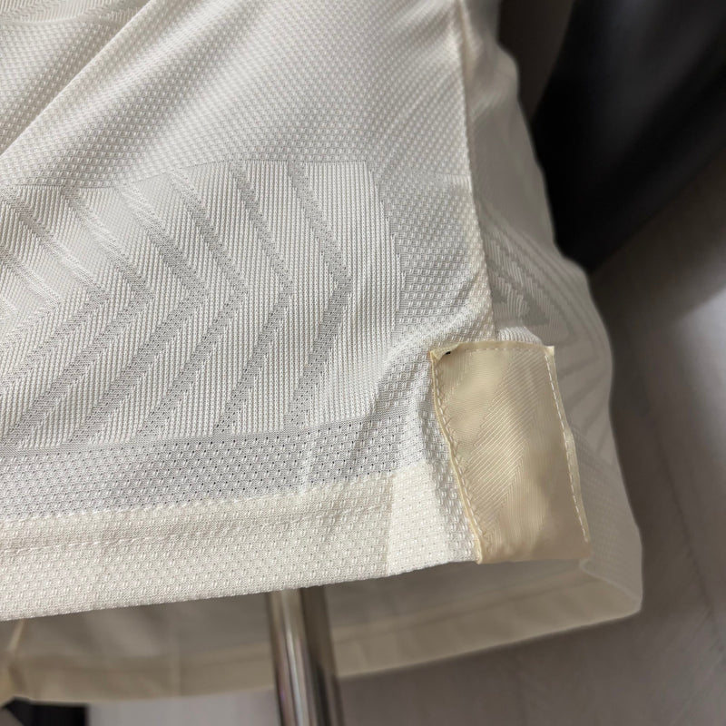 Camisa Flamengo III 2025/26 - Versão Jogador Branco e Dourado