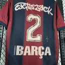 Camisa Barcelona Edição Especial 2000/01 - Versão Retro Skeleton Cactus Jack Travis Scott