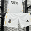 Conjunto Infantil Real Madrid Titular 25/26 - Branco