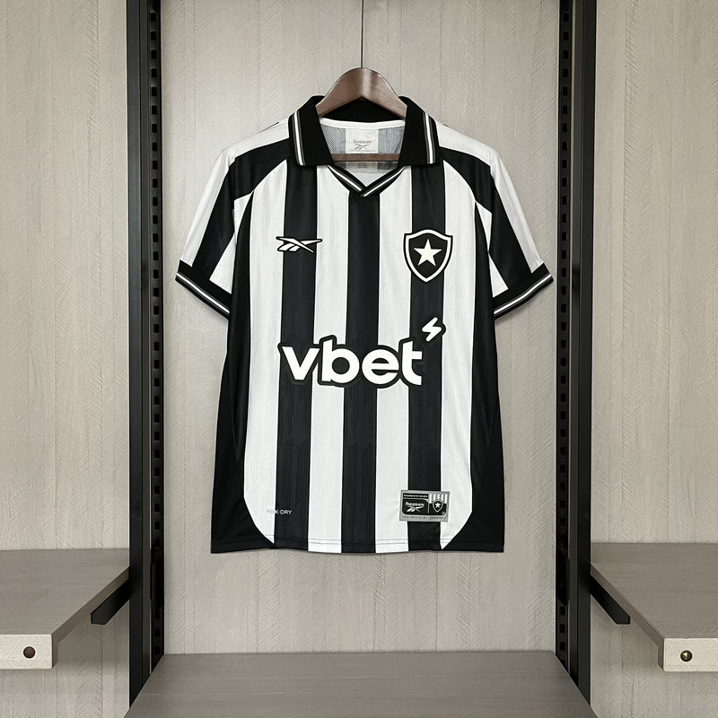Camisa Botafogo Titular 25/26 - Preto e Branco
