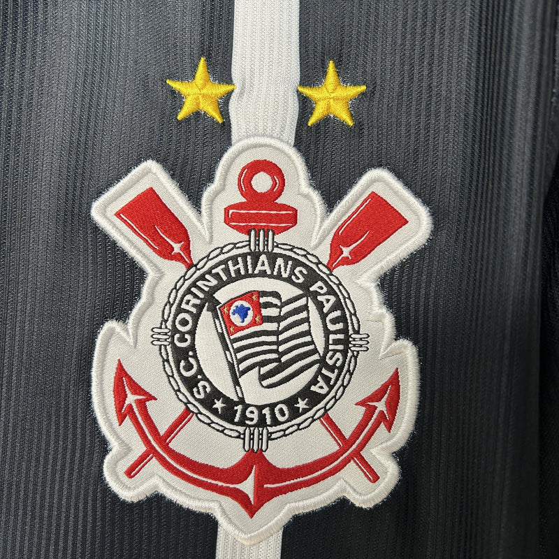 Camisa Corinthians 99/00 - Versão Retrô Preto e Branco Batavo
