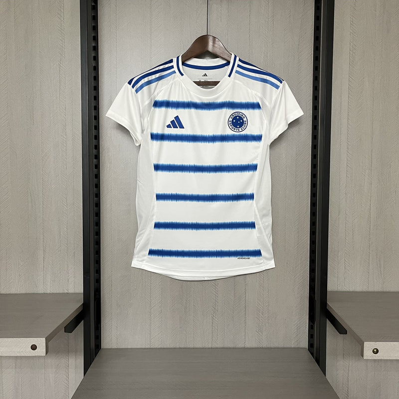 Camisa Cruzeiro Fora 25/26 - Versão Feminina Baby Look