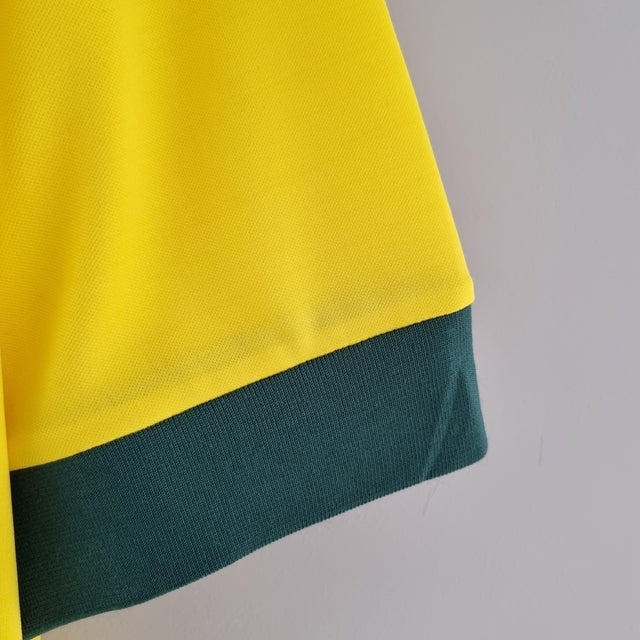 Camisa Brasil Titular 1970 - Versão Retrô Amarela