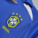 Camisa Brasil Fora 2002 - Versão Retrô Azul